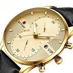Luxury Chronograph Durable Quartz Watch
