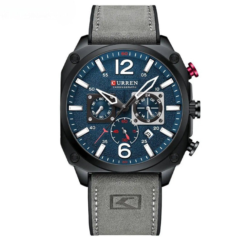 Business Leather Quartz Wrist Watch