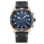 Dial Quartz Chronograph Watch