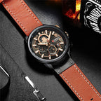Multifunction Quartz Calendar Watch