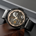 Quartz Leather Men's Watch