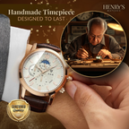 Luxury Leather Quartz Watch