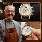 Luxury Leather Quartz Watch