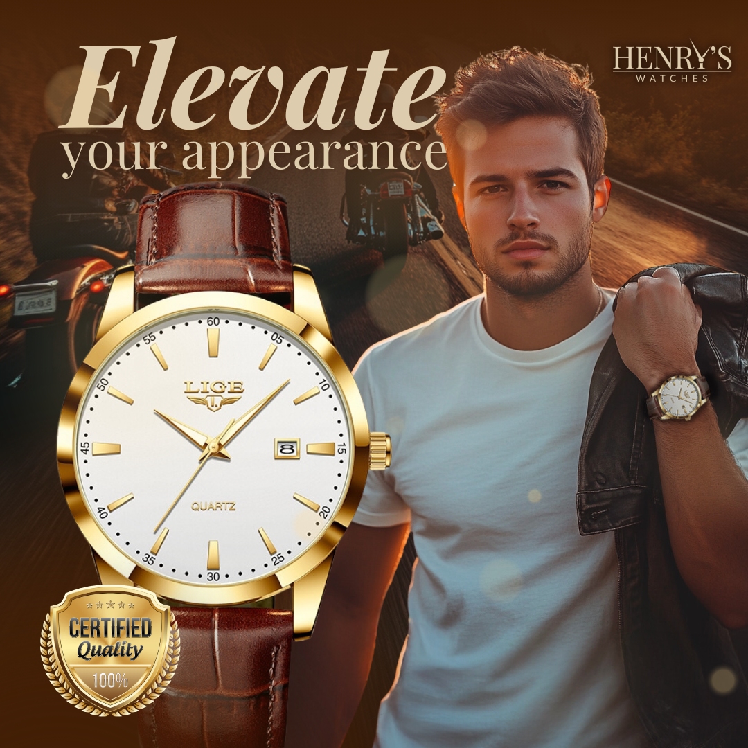 Military Leather Watch