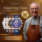 Premium Leather Band Chronograph Watch