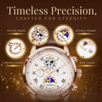 Premium Leather Band Chronograph Watch