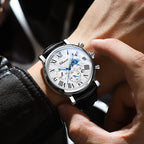 Luxury Leather Strap Quartz Watch