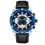 Luxury Quartz Chronograph Military Sport Leather Watch